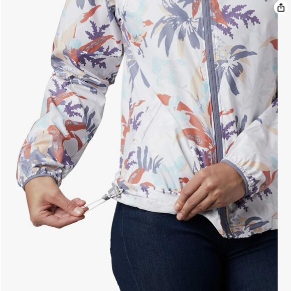 🚨 50% OFF BUNDLES! ENDS 12/7 🚨 NWOT Columbia Women's Side Hill Print Windbreaker - Picture 5 of 12